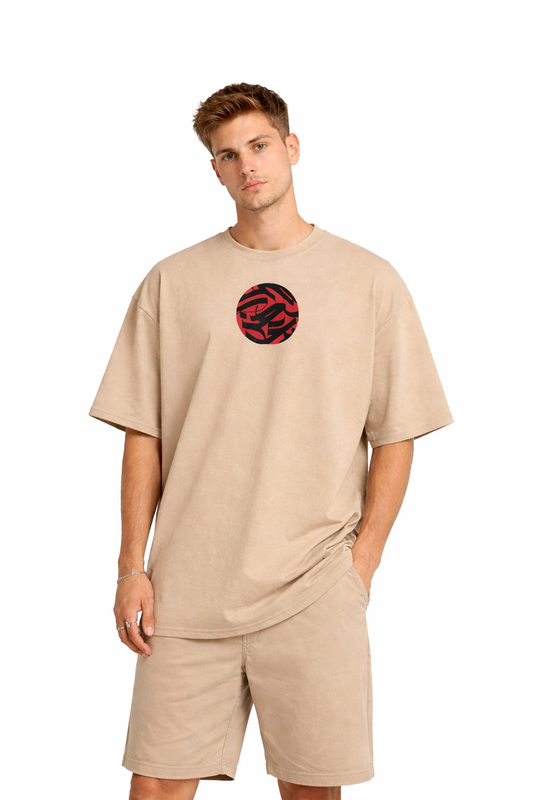 Japanese Art Inspired Oversized - Tee